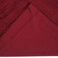 thumbnail image 3 of Better Trends 20"x 36" King Pillow Sham 100% Cotton Pillow Cover Stripe Design Machine Washable (Burgundy) Jullian Collection, 3 of 5