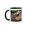 Black/White, variant on 3drose, 18 House Complex of the Huang Clan, Jinchen Town, Kinmen, Taiwan, 11oz Two-tone Red Mug