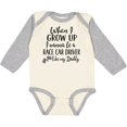thumbnail image 3 of Inktastic Future Race Car Driver Like Daddy Boys Long Sleeve Baby Bodysuit, 3 of 5