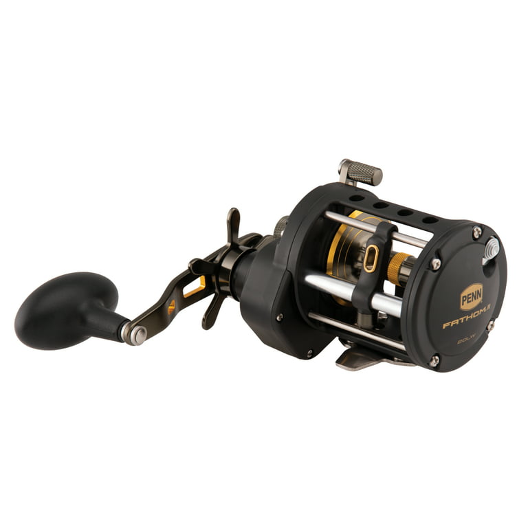 PENN Fathom Level Wind Conventional Reel, Size 20, Right-Hand Position
