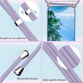 thumbnail image 2 of Compatible with Samsung Galaxy S23 Ultra Case Clear Cute Giltter Samsung S23 Ultra Phone Case for Women Girls Transparent TPU Bumper Cases with Lanyard Strap (Purple), 2 of 7