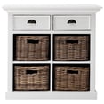 thumbnail image 3 of NovaSolo Halifax Medium Buffet with 4 Baskets in Pure White, 3 of 9