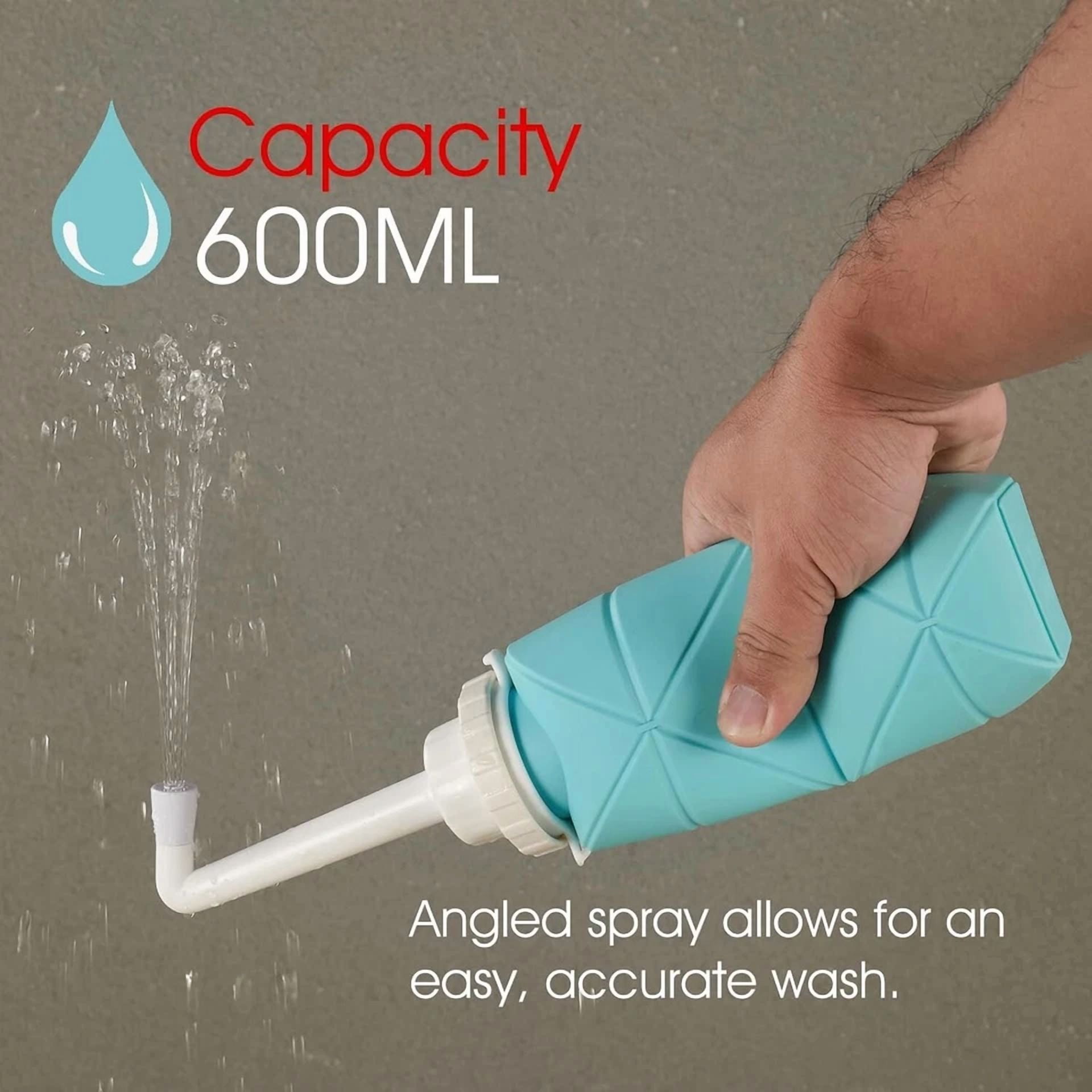 CIRCLE- Portable Manual Handheld Toilet Sprayer Hygiene Wash Travel Bidet Set