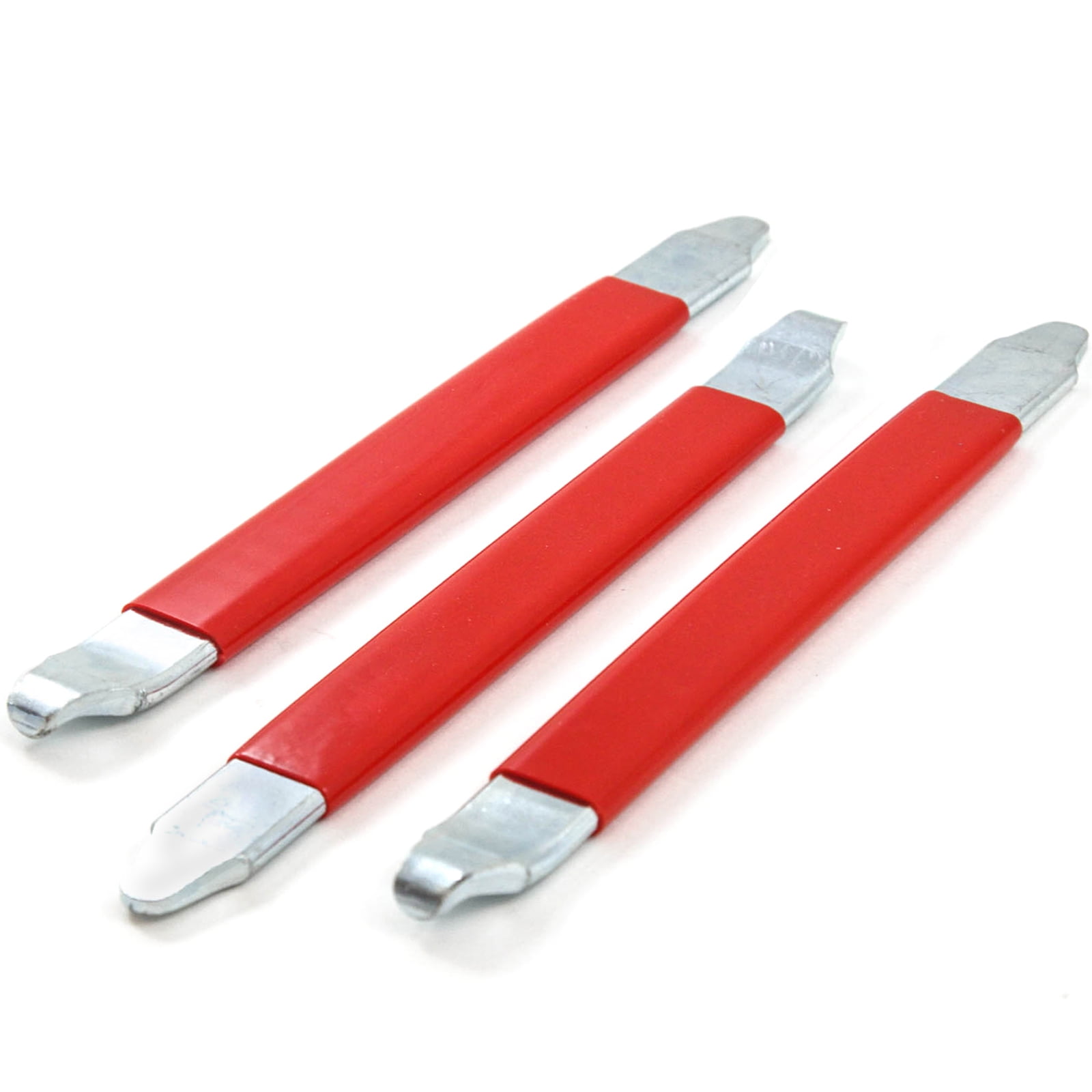 Three Pack Motorcycle Bicycle Scooter Dirt Bike Tire Spoon Iron Changing Tool 8 1//2 Heavy Steel New Pry Bar Kit