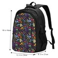 thumbnail image 5 of Vsdgher Flowers And Birds Print Travel Laptop Backpack, Laptops Backpack with USB Charging Port, Water Resistant Computer Bag Gift for Men & Women, 5 of 7