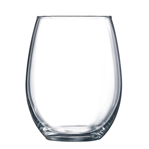 Juego de 4 copas de vino Luminarc Cachet Stemless, 480 ml, cristal transparente