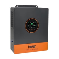 PowMr 5200W 48V Hybrid Solar Inverter 120V 240V(Need In Parallel) Split Phase 100A MPPT Controller In Parallel For Lead-Acid Sealed Gel Nicd Lithium Battery