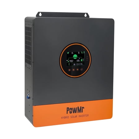 PowMr 5200W 48V Hybrid Solar Inverter 120V 240V(Need In Parallel) Split Phase 100A MPPT Controller In Parallel For Lead-Acid Sealed Gel Nicd Lithium Battery