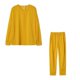 thumbnail image 1 of Traje casual holgado de manga larga con pantalones de color liso nuevo para mujer de otoño, 1 of 5