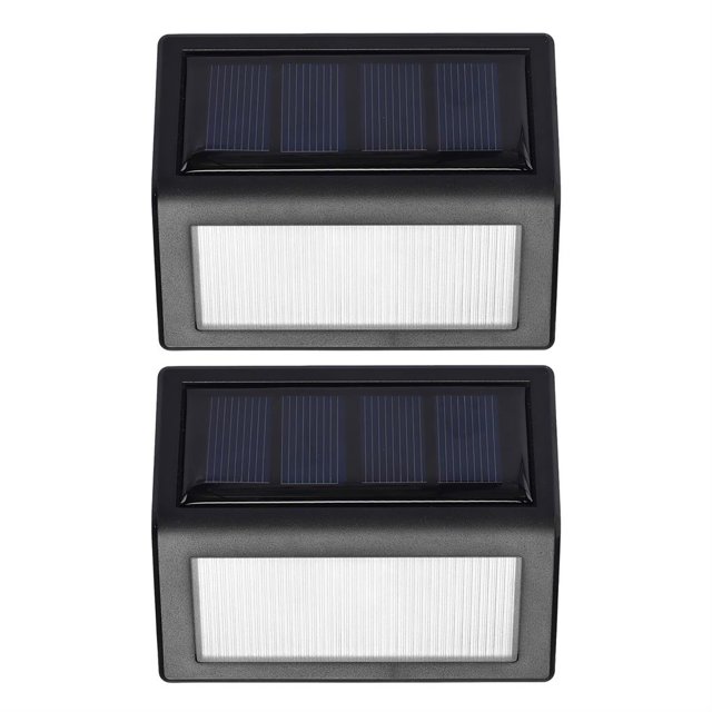 Luz De Pared Solar Luz De Pared Led Solar A Prueba De Agua Iluminación Automática Luz De Pared De Paisaje Con Luz Blanca De Larga Duración 6 Cuentas De Led Para El Jardín De Su Casa Serendint HA021002-00