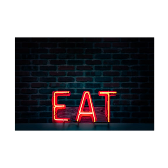 Trademark Fine Art Tim Mossholder Eat In Neon Canvas Wall Art