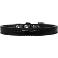 thumbnail image 1 of Collier pour Chien Wichita Plain Croc Noir Taille 12, 1 of 1