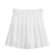 thumbnail image 1 of Deportes Faldas de cintura alta Falda plisada corta Vestidos escolares para niñas adolescentes Tenis Scooters Talla S (blanco), 1 of 4