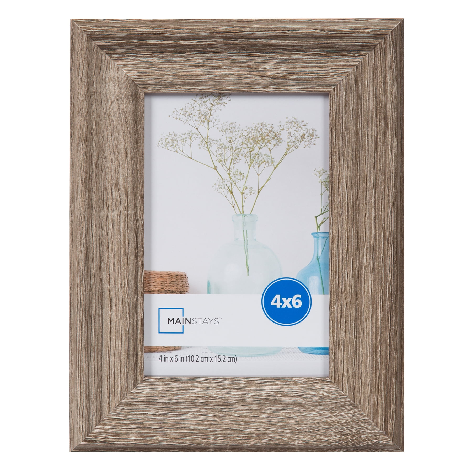 Mainstays 4" x 6" Traditional Gray Frame