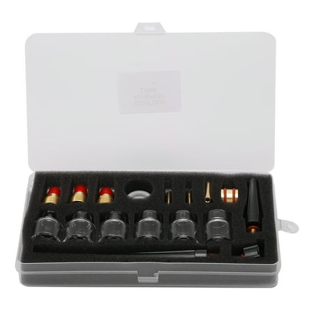 

Welding Torch Accessories Kit Glass Cup Nozzle Tungsten Clamp Kit Consumables for WP9/20