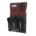 thumbnail image 2 of Trademan Twin Colour Electrician's Tool Pouch, Black & Maroon, 2 of 4