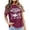 Brick Red, variant on Womens Tops T-Shirts Elegant Western Timeless Layering Tees