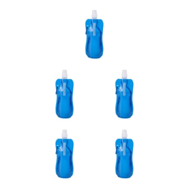 Toystoory Botellas de agua para diversión al aire libre: manténgase hidratado en cualquier lugar Materiales duraderos Botella de agua plegable Type2 NO2