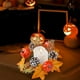 thumbnail image 5 of Candelabro de hojas de arce artificiales,corona de calabaza para el Festival de la Cosecha,color otoñal,decoración de mesa de Halloween, 5 of 6