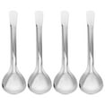 thumbnail image 1 of GOOHOCHY 4 cucharas de metal para servir, cucharones de sopa de acero inoxidable, cucharas de sopa de cocina, cucharas de acero inoxidable, cucharas para ollas calientes, cucharas para fideos, 1 of 8