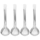 thumbnail image 1 of cucharas de acero inoxidable para servir sopa de buffet, cucharón de acero inoxidable, cuchara para cantina de hotel, utensilio de cocina., 1 of 7
