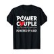thumbnail image 2 of Power Couple Christian Couples Matching Valentines Day 220g 100% Cotton T-Shirt Tee For Adult, Men, Women, Teen, Teenager, Adolescent, Youth., 2 of 6