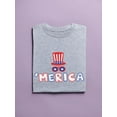 thumbnail image 3 of Merica Hat And Sunglasses T-Shirt Women -Image by Shutterstock, Female XX-Large, 3 of 4
