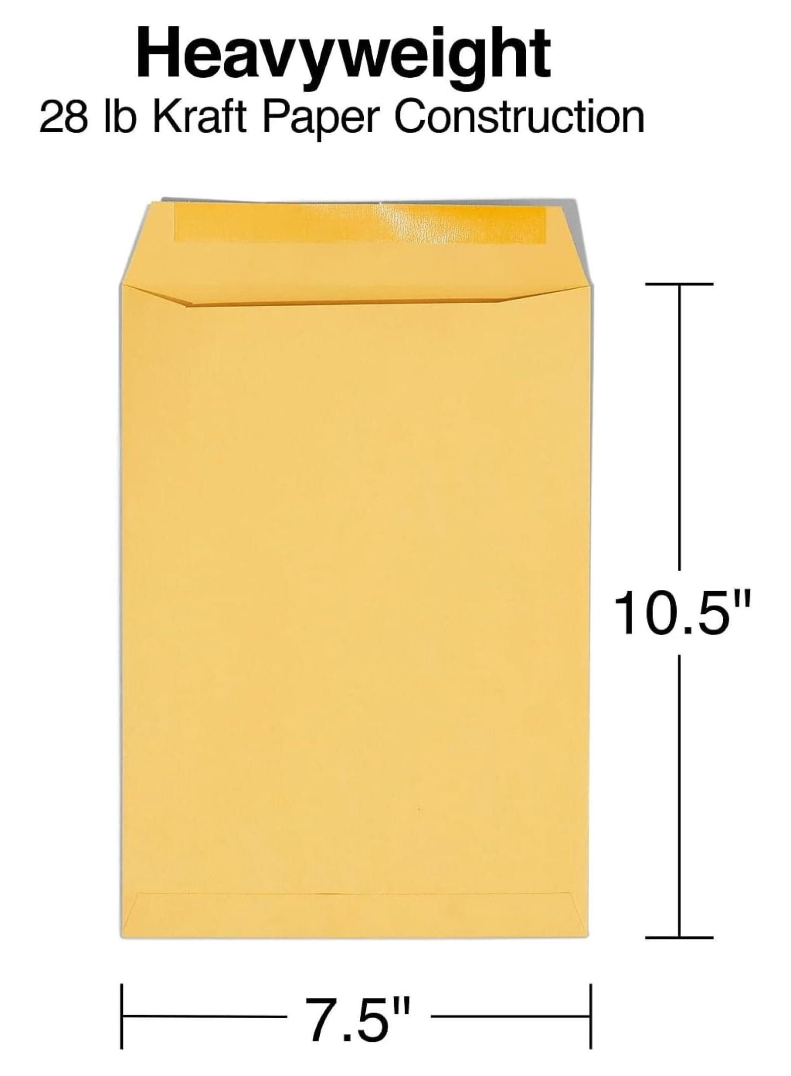 Gummed Catalog Envelopes, 7.5-inch L x 10.5-inch H, Brown, 200/Carton (ST534719-CCVS) One Size