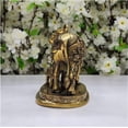 thumbnail image 5 of Kamdhenu Cow with Calf Statue in Brass Kamadhenu for Good Luck Prosperity Gift Home Decoration Mother Baby Shower Wedding Gift Cow-Calf Idol Housewarming Gift Home Decor Return Gift - AtoZ India Cart, 5 of 5