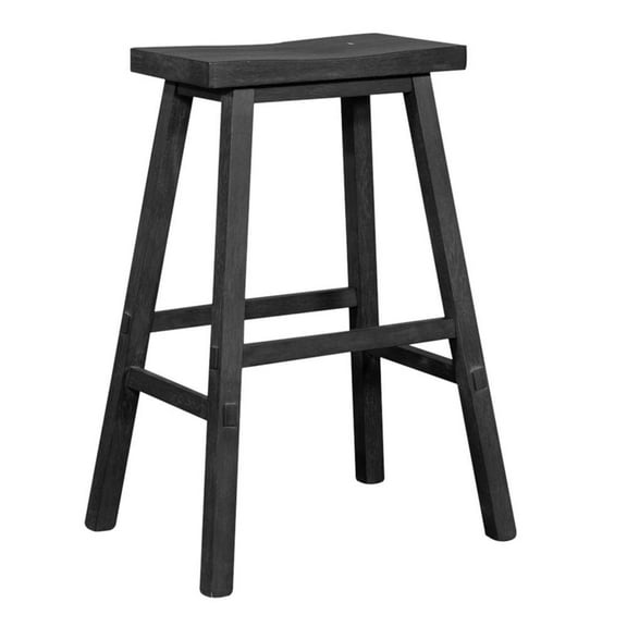 Liberty Furniture Industies, INC Creations 30 Inch Sawhorse Stool- Slate in Various
