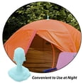 thumbnail image 3 of Phenofice 4Pcs Tent Pole Insulation Cap Tent Pole Protector TPR Rubber Mint Blue Practical Design, 3 of 8