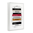 thumbnail image 4 of Stupell Industries Tall Fashion Bookstack Beauty & Fashion Painting White Framed Art Print Wall Art, 20 x 30, 4 of 10