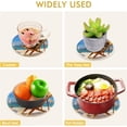 thumbnail image 5 of SKYSONIC Cute Kitten Fisherman Pot Holders Trivets, 2 Pcs Heat Resistant Trivets,Summer Beach Cotton Thread Weave Mats for Hot Pads Pans Pot Bowl Teapot for Kitchen Decor, 5 of 7