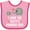 Pink and Fuchsia, variant on Inktastic Grandchild Best Grandma Ever Boys or Girls Baby Bib