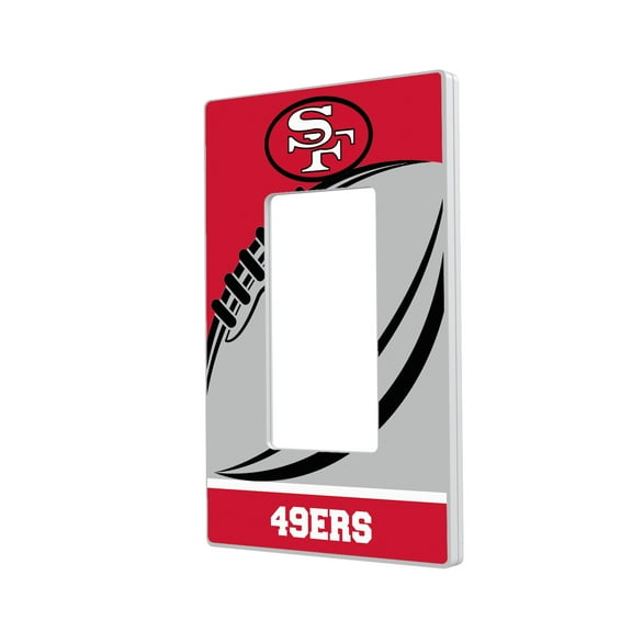 San Francisco 49ers Passtime Design Single Rocker Lightswitch Plate