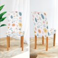 thumbnail image 3 of Yayeee 2 Pack Dining Chair Covers Stretch Parson Chairs Slipcovers Seat Protector, Cartoon Doodles, 3 of 6