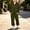 Army Green, variant on Boys Full Zip Hooded Sweatshirt and Straight Leg Pants Set with Kangaroo Pocket Casual Sportswear Two Piece Outfit for School Daily Wear