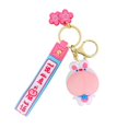 thumbnail image 5 of Q trasero elástico suave lindo puede pellizcar coche llavero bolsa colgante curar departamento amantes regalo 5,6*3,9 cm, 5 of 5