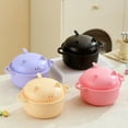 thumbnail image 5 of Cute Pig Ramen Cooker, Microwave Ramen Bowl, Cute Ramen Bowl Set, Soup Mugs with Handles, Portable Noodle Bowl Set, Instant Noodle Cooker for Home, Office, Dorm, Kitchen, Quick Meal Prep, 5 of 7