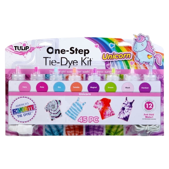 Tulip Unicorn 8-Color One-Step Tie-Dye Kit - Fantasy Pastel Fabric Dye Set