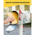 thumbnail image 5 of Fall Pumpkin Mailbox Cover Thanksgiving Magnetic Mailbox Wraps,Watercolor Eucalyptus Leaves Mailbox Covers Standard Size 18x21 Inch Mail Wrap Farm Letter Box Fall Decoration for Outdoor Gardern Yard, 5 of 6