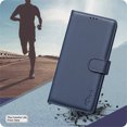 thumbnail image 7 of Allytechgroup PU Leather Wallet Case for Samsung Galaxy S25+, Organize and Protect in Style Bumper Shockproof Stand Retro Phone Case for Samsung Galaxy S25+, Blue, 7 of 7