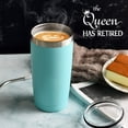 thumbnail image 4 of The Queen Has Retired Birthday Mug Tumbler 20 Ounce Vacuum-Insulated Stainless Steel Mug Tumbler with Lid for Her Mom Women Grandma Daughter, 4 of 5