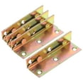 thumbnail image 4 of 4Pcs Metal Bed Rail Brackets Replacement Fasteners Bed Frame Hinges Hooks Bed Post Accessories, 4 of 8
