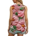 thumbnail image 5 of GERsome Womens Floral Tank Tops Sleeveless V Neck Loose Fit Flowy Tee Shirts Summer Tank Blouses for Women S-3XL, 5 of 5