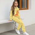 thumbnail image 4 of Uorisanigo 2PCS Girls Boys Sweatsuit Set with Oversized Long Sleeve Cartoon Giraffe Print Pullover Hoodie & Athletic Jogger Sweatpants Fall Winter Outfits for Kids, 4 of 7