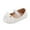 White, variant on Toddler Kids Plush Girls First Walking Leisure Shoes Open Toe Leisure Shoes Baby Breathable Footwear, 6-12Months