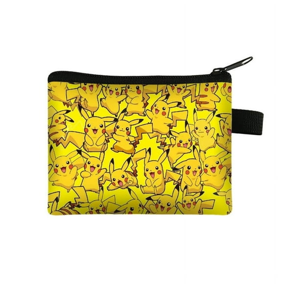 1 Pce Nouveau Petit Portefeuille pour Garçons et Filles, Porte-Cartes à Fermeture Éclair Imprimée, Sac de Rangement-20