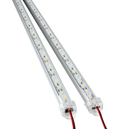 

2pcs DC 12V 50CM Aluminium Rigid LED Strip Bar Light (White)