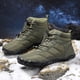 thumbnail image 4 of Botas con cordones para hombre y mujer botas de nieve ligeras con forro de piel de invierno a prueba de salpicaduras, 4 of 9